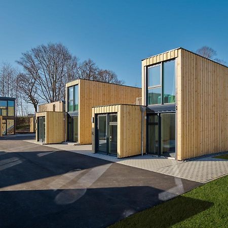 Modern Ausgebauter Ueberseecontainer Als Tiny House Wertheim Eksteriør billede